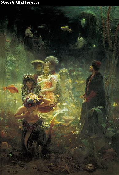 llya Yefimovich Repin Sadko in the Underwater Kingdom